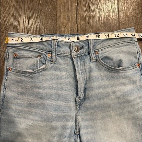 American Eagle Outfitters Jeans AirFlex Men's 28x28 Athletic Straight Light Wash - Picture 9 of 11